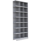 Metalware – Étagère enclenchable RK370, 8 tablettes, 36 x 18 x 88 (po), gris pâle-Système de tablettes ajustables offrant un espace de rangement solide, mais économique qui convient à vos besoins