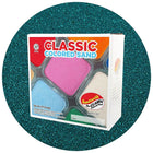 Sandtastik - Sable coloré classique, boîte de 25 lb (11,3 kg), bleu sarcelle-Le grain est fin et a un éclat naturel