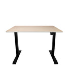 AnthroDesk - Bureau assis/debout electrique - Starter Noir avec une surface de travail BM 48" x 24"-Base en acier inoxydable extrêmement durable qui durera des années!