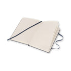 Moleskine – Carnet Classic à couverture rigide, ligné, avec poche, bleu saphir, 3,5 po x 5,5 po-La reliure collée se pose à plat