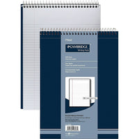 Cambridge - Bloc-notes de qualité supérieure, 8-1/2 po x 11-3/4 po, 70 feuilles, réglage large-Les couvertures robustes vous permettent de transporter ces carnets partout