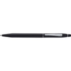 Cross - Stylo à bille Click Noir avec garnitures chromées - encre noire-1
