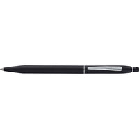 Cross - Stylo à bille Click Noir avec garnitures chromées - encre noire-1