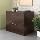 Sauder - La Collection Affirm Classeur latéral - Finition Noble Elm-Plateau durable de 1 po. d'épaisseur pour présenter des photos, des livres, etc.
