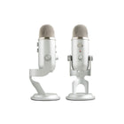 Blue Yeti USB Condenser Microphone - Silver-Four pickup patterns: Flexible cardioid, omni, bidirectional, and stereo pickup patterns allow you to record in ways that would normally require multiple mics, for vocals, instruments and podcasts