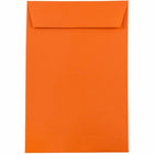 JAM Paper - Enveloppes ouvertes en papier texturé, 6 x 9 po, orange, 100 par boîte-Orange
