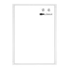Quartet - Tableau magnétique effaçable à sec - cadre blanc - 11 po x 17 po-Tableau magnétique effaçable à sec
