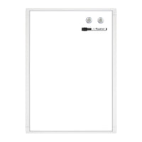 Quartet - Tableau magnétique effaçable à sec - cadre blanc - 11 po x 17 po-Tableau magnétique effaçable à sec