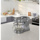 Kenmore Elite - Ovation batteur sur socle de avec couvercle pour verser - 5 qt - gris métallique-10 vitesses de mélange avec option de démarrage lent