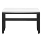 Monarch Specialties - 7681 Bureau 48 po L - Hauteur Adjustable Blanc/Metal Noir-9