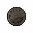 Globe Commercial Products - 8 oz Couvercle dôme PP - Noir - 1000 pack-Paquet de 1000