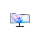 Samsung - ViewFinity S65VC Ultra-WQHD Moniteur incurvé 34 po avec HDR10 KVM, Haut-parleurs - LS34C654VANXGO-Format d'image : 21:9