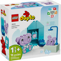 LEGO - Duplo Mes premières routines quotidiennes : l'heure du bain-Apprenez aux enfants d'âge préscolaire les habitudes saines aux toilettes avec ce jeu de rôle amusant