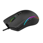 HAVIT RGB Backlit Wired 3200DPI Gaming Mouse - Black-Rétroéclairage 7 couleurs