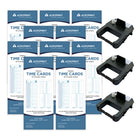 Acroprint ES700/ES900 3 rubans et 500 cartes - Pack d'accessoires (01-0296-001)-Carte de pointage hebdomadaire recto-verso : ce n'est pas seulement un document que le commis à la paie peut utiliser pour préparer la paie, elle crée également un contrôle interne