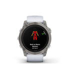 Garmin - Epix Pro Sapphire Edition - 51mm Titane avec bracelet Whitestone-NOUVEAU Hill Score : mesurez votre capacité à courir en montée et augmentez vos progrès au fil du temps en fonction de votre VO2 max et de votre historique d'entraînement. Il mesure votre force de course dans les montées raides et votre endurance dans les longues ascensions et fournit un score basé sur vos performances au fil du temps
