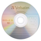 Verbatim – Disques vierges DVD+R 8x, capacité de 8,5 Go, surface estampillée, avec boîtiers, 5/paquet (95311)-Capacité de stockage de 8,5 Go