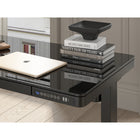 Koble - Bureau intelligent JUNO pour maison intelligente, noir / noir-2 x Ports USB