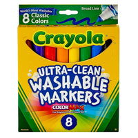 Marqueurs de couleur lavables, couleurs variées, 48/paquet (BIN7808)-Les marqueurs sont faits de plastique avec un filament de coton.