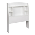 Prepac – Tête de lit simple Astrid, blanc-Dimensions une fois l’item assemblé : 40,5 larg. x 48,5 haut. x 8,75 prof. (po)