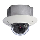 SeqCam – Caméra dôme de plafond réseau IR, anti-vandalisme pleine HD, 3 mégapixels, 5,5 po x 6,6 po x 6,6 po, blanc-Capteur 1/3 po Aptina CMOS à balayage progressif 3 mégapixels