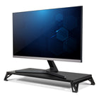 Allsop - Support de moniteur Lo Riser avec plate-forme large et réglages de hauteur double - Noir-Options de hauteur : 2", 3"