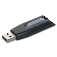 Clé à mémoire flash V3 USB 3.2 Génération 1 Store ’n’ Go de Verbatim, 64 Go, gris-Capacité de 64 Go