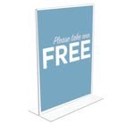 Deflecto - Porte-affiche double face Classic Image  - portrait - 8 1/2 po l x 11 po h - transparent-8