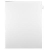 Mark Maker – Onglets séparateurs juridiques blancs, 1/25 onglets, format lettre, sans trous, numéro 3, 25/paquet-Onglets séparateurs blancs, 1/25 onglets