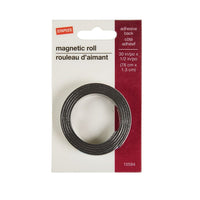 StaplesMD – Rouleau de ruban magnétique, 1/2 x 30 po-Retirer et coller