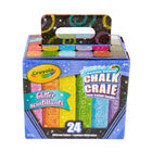 Crayola - Craie Scintillante - Paquet de 24-Craie Pailletée : Transforme Ton Trottoir Ou Ton Allée En Un Spectacle Éblouissant De Brillance Et D'Éclat Avec Les 12 Bâtons De Craie Pailletée Or Et 12 Bâtons De Craie Pailletée Argent De Crayola