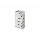Simply - Unité de stockage 14.96"W x 10.43"D x 28.35"H - Blanc-Assemblage facile.