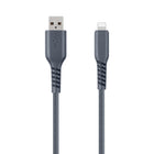 Basic Tech - Câble Lightning de 3 pi, Charbon-Tresse pour plus de durabilite