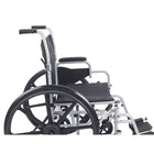 Drive Medical – Fauteuil de transport Poly-Fly avec repose-pieds escamotables avec siège de 18 po-31,5 long. x 25,5 larg. x 12,5 haut. (po)