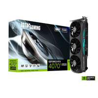 ZOTAC GAMING - Carte graphique GeForce RTX 4070 Ti SUPER Trinité édition noire 16 Go GDDR6X-Alimentée par l’architecture Ada Lovelace, le NVIDIA DLSS 3, et le ray tracing complet