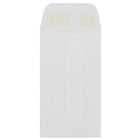 JAM Paper - Enveloppes à monnaie 2Pay avec fermeture gommée no 3, blanc, 200/paquet-No 3, 2 1/2 x 4 1/4 po