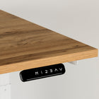 South Shore - Ezra Bureau assis debout Chêne nordique et Blanc-Ce produit est fait en Amérique du Nord en Mélamine et Métal