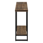 Monarch Specialties - 2851 Table D'Appoint - 48 po L/Faux Bois Brun/Metal Noir-Garantie : 1 an limite pour les pieces