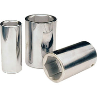 Gray Tools – Douille profonde, 6 pans, à prise 1 x 3/8 po, fini chromé-Taille : 1 po