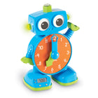 Learning Resources - Tock l'horloge™ d'apprentissage-Cette adorable horloge robotisée est livrée avec des mains analogiques d'heure et de minute, ainsi qu'un écran numérique qui fonctionne comme une vraie horloge