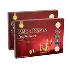 Elizabeth Shaw Coffret Cadeau Collection Signature Noms Celèbres 185g (Paquet de 2)-Une selection indulgente des meilleurs chocolats noirs remplis d'alcools et de liqueurs classiques
