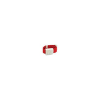 Garrot avec boucle pression 6096, rouge, 10/pqt-1