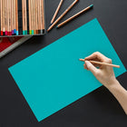 JAM Paper Papier cartonné recyclé format légal de 8 1/2 x 14, Brite Hue bleu mer, 50/paquet-Dimensions : 8,5 x 14 po