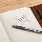 BIC - Stylo à bille Glide Bold rétractable - 1,6 mm - encre noire - paquet de 36-Pointe de 1,6 mm pour des lignes vives et larges