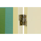 Kiera Grace – Cloison Austin Vance à 3 panneaux, 47 x 71 po, blanc avec motif abstrait multicolore-Mesure parfaite: le séparateur de pièce d'intimité mesure 119cm L x 2,5cm l x 180cm H (47" L x 1" L x 71" H), rend cet écran portable facile à déplacer et très utile à sectionner