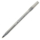 Stylos à bille économiques RoundStic de BIC, 1,0 mm, noir, paquet de 12-La pointe robuste au carbure écrit facilement au travers du papier carbone.