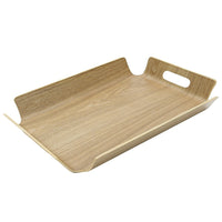 Cathay Importers - 15.75"W x 11.5"D x 2"H, rectangulaire plateau avec poignées,-Dimensions: 15,75” L x 11,5”P x2” H