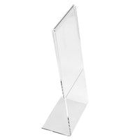 Eddies Hang-Up Display Ltd. Porte-affiche incliné à chargement arrière - acrylique transparent - 3 -5x5 -5 po - 12/paq-Porte-panneaux en acrylique transparent