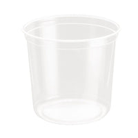 Solo – Contenant d’épicerie gourmet recyclable, 24 oz, transparent, 500/boîte-Transparent