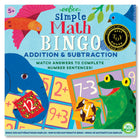eeBoo Jeu de bingo mathématique simple / Addition et soustraction-Pour 2 à 6 joueurs